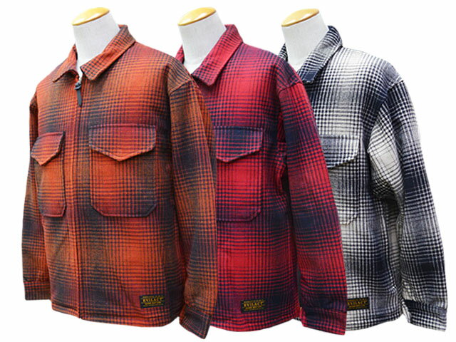 Rakuten - 全3色【EVILACT/イーブルアクト】2025AW「Check Padded Jacket/チェックパデッドジャケット」(EA25-ACT2-S02)(GOODSPEED equipment/グッドスピードイクイップメント/ハーレー/バイカー/アメカジ/ホイールズアパレル/ホットロッド/チョッパー/WOLF PACK/ウルフパック)