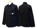 【HWZN BROSS/ハウゼンブロス】2023AW「Fully Stretch Denim Coverall Jacket Black Denim /フーリーストレッチデニムカバーオールジャケット ブラックデニム 」【あす楽対応】(ホイールズアパレル/アメカジ/ホットロッド/ハーレー/バイク)