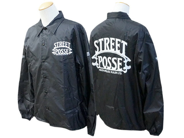 【HWZN BROSS/ハウゼンブロス】 【RULER/ルーラー】2023AW SP Plaque Coach Jacket”STREET POSSE”/SPプラークコーチジャケット ストリートポッセ 【あす楽対応】 ホイールズアパレル/アメカジ/…