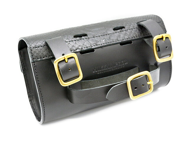【HWZN BROSS/ハウゼンブロス】「Diamond Python Leather Tool Bag/ダイアモンドパ...