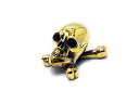 【HWZN BROSS/ハウゼンブロス】「Skull'n Shift Knob/スカルシフトノブ」(Brass)(ハーレー/チョッパー/ボバー/バイク/バイカー...