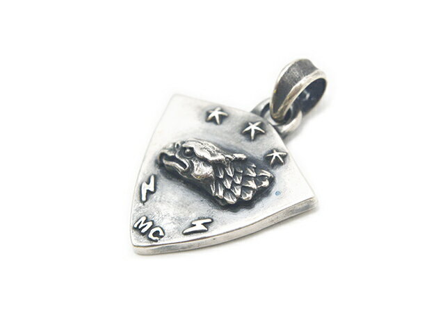 【MAD CULT/マッドカルト】「TWDF Shield Pendant Top/TWDFシールドペンダントトップ」(PT-110)(Silver..