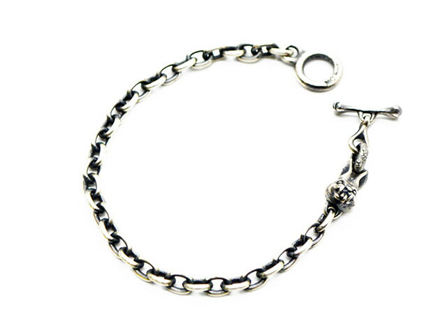 【MAD CULT/マッドカルト】「One Evil Rabbit Bracelet/ワンイービルラビットブレスレット」(B-34)(Silver925/アクセサリー/ジュエリー/プレゼント/バイカー/ハーレー/ホットロッド/アメカジ/ハンドメイド/WOLF PACK/ウルフパック)