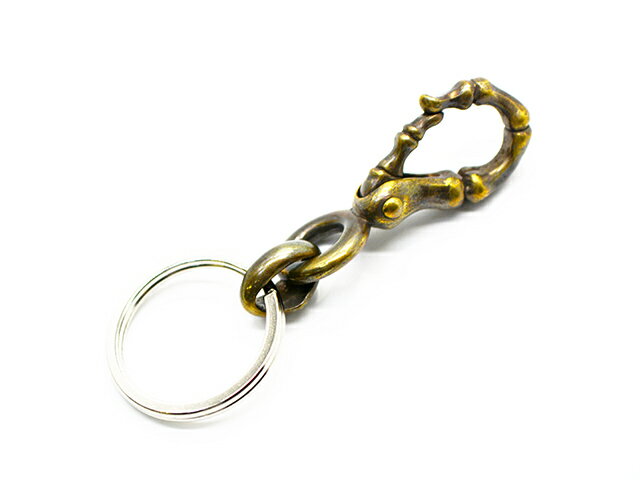 【MAD CULT/マッドカルト】「Finger Bone Hook”Brass”/フィンガーボーンフック”ブラス”」(KHB-13)(Brass/アクセサリー/ジュエリー/プレゼント/バイカー/ハーレー/ホットロッド/アメカジ/ハンドメイド/WOLF PACK/ウルフパック)