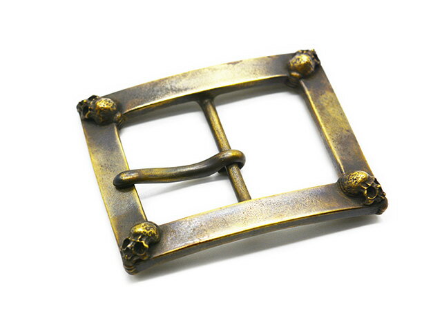 【MAD CULT/マッドカルト】「Four Skull Buckle/フォースカルバックル」(OT-39)(Silver925/Brass/ベル..