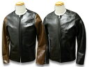 全2色【FINE CREEK&CO/ファインクリークアンドコー】「Collarless Single Riders Jacket”Bud”/カラーレスシングルライダースジャケット”バド”」(ACJK001)【あす楽対応】(ファインクリークレザーズ/ハイラージレザー/アメカジ/WOLF PACK/ウルフパック)