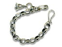 【SHAFT SILVER WORKS/シャフトシルバーワークス】「Large Smooth Links with Large Bell Wallet Chain/ラージスムースリンクスウィズラージベルウォレットチェーン」【あす楽対応】(Silver925/アクセサリー/プレゼント/アメカジ/ハーレー/ボバー/ウルフパック)