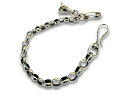 【SHAFT SILVER WORKS/シャフトシルバーワークス】「Whip Smooth Links with Medium Bell Wallet Chai...