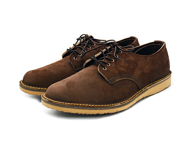 Pecos Type - 【RED WING/レッドウイング】「Weekender Oxford/ウィークエンダーオックスフォード」(3606/Chocolate”Muleskinner”Roughout)(ワークブーツ/ベックマン/エンジニア/アイリッシュセッター/バイク/アメカジ/アウトドア/ホットロッド/WOLF PACK/ウルフパック)