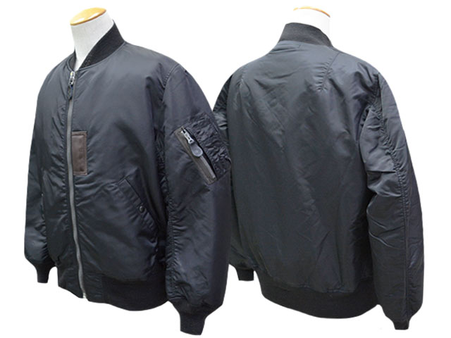 【BUZZ RICKSON'S/バズリクソンズ】「Type BLACK MA-1”ALBERT TURNER&CO.,INC. LONG MODEL”/タイプブラックMA-1”アルバートターナーロングモデル”」(BR15772)(ウィリアム・ギブソン/シュガーケーン/サンサーフ/アメカジ/ウルフパック)