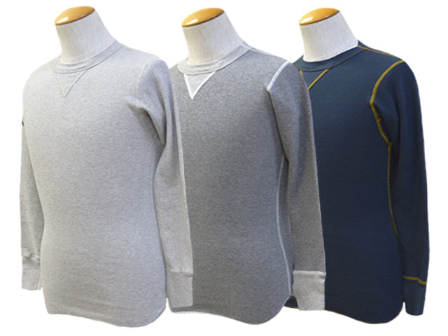 全3色【TWO MOON/トゥームーン】「Double V Thermal L/S Tee/ダブルブイサーマルロングスリーブTee」(2..