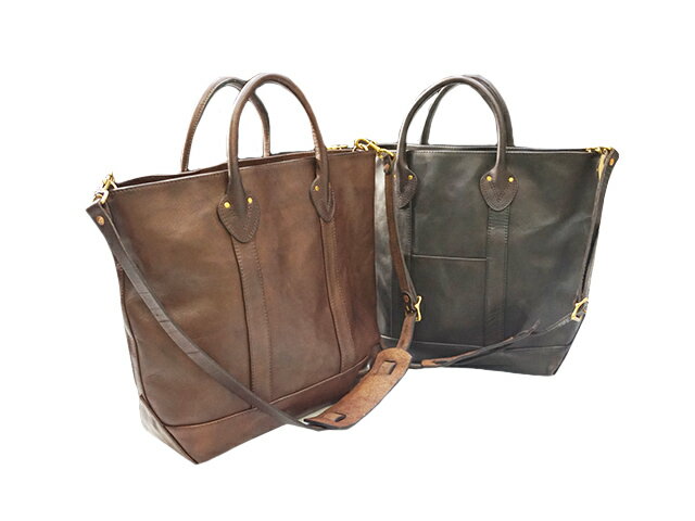 全2色2023FW「Leather Boat Tote Bag/レザーボートトートバッグ」(VS-264TL)(ハーレー/バイカー/アメカジ/ホットロッド/レザークラフト/鞄/プレゼント/WOLF PACK/ウルフパック)