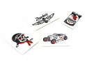【ZEMKE'S WHEELS WEAR/ゼムケズホイールズウエア】「Sticker Set/ステッカーセット」(アメカジ/ホットロッド/ロッダー/ハーレー/バ...