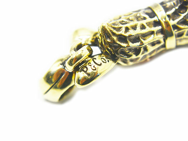 【Peanuts&Co/ピーナッツカンパニー】「Medium Bunny Peanuts Pendant Top/ミディアムバニーピーナッツペンダントトップ」(Brass×Copper)(ピーナッツアンドコー/アクセサリー/ジュエリー/アメカジ/プレゼント/ホイールズアパレル/WOLF PACK/ウルフパック)