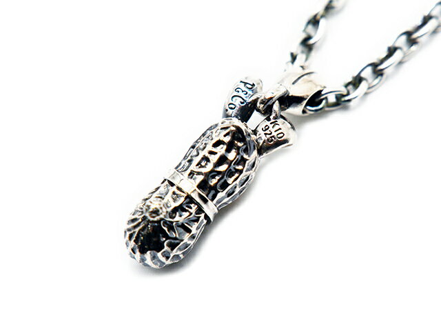 【Peanuts&Co/ピーナッツカンパニー】「Medium Bunny Peanuts Pendant Top＆Necklace Chain”Round”/ミディアムバニーピーナッツペンダントトップ＆ネックレスチェーン”丸コマ”」(Silver925×K10PG/Silver925)(ピーナッツアンドコー/アクセサリー/WOLF PACK)