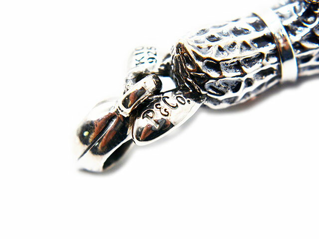 【Peanuts&Co/ピーナッツカンパニー】「Medium Bunny Peanuts Pendant Top＆Necklace Chain”Round”/ミディアムバニーピーナッツペンダントトップ＆ネックレスチェーン”丸コマ”」(Silver925×K10PG/Silver925)(ピーナッツアンドコー/アクセサリー/WOLF PACK)