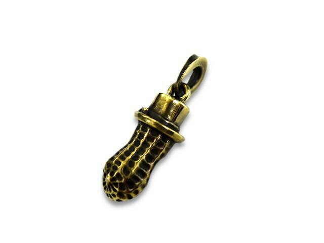 【Peanuts&Co/ピーナッツカンパニー】”Medium Peantus Pendant Top/ミディアムピーナッツペンダントトップ”(Brass)【DM便不可】【あす楽対応】