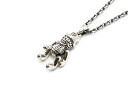 【Peanuts&Co/ピーナッツカンパニー】「Teddy Peanuts Pendant Top&Small Peanuts Hook Chain”Round”/テディーピーナッツペンダントトップ&スモールピーナッツフックチェーン”丸コマ”」(Silver925)(ピーナッツアンドコー/アクセサリー/プレゼント/WOLF PACK)