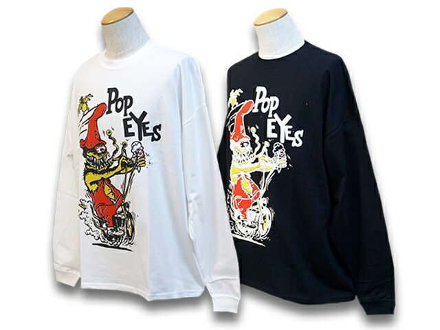 全2色【POP EYES/ポップアイズ】2023SS「Easy Crew Neck L/S Tee”Brothers”/イージークルーネックロングスリーブTee”ブラザーズ”」(23SS-PPE-010)【あす楽対応】(UNCHANGING LOVE/アンチェンジングラブ/MISTER X/ミスターエックス/ウルフパック) 1