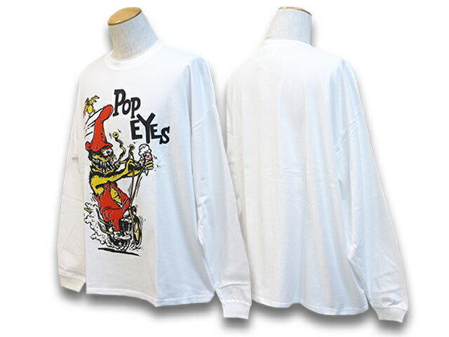 全2色【POP EYES/ポップアイズ】2023SS「Easy Crew Neck L/S Tee”Brothers”/イージークルーネックロングスリーブTee”ブラザーズ”」(23SS-PPE-010)【あす楽対応】(UNCHANGING LOVE/アンチェンジングラブ/MISTER X/ミスターエックス/ウルフパック) 2