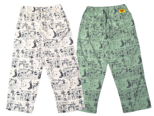 全2色【MONSTOR TIMES/モンストアタイムズ】2026SS「MONSTOR INSTRUCTION Pants/モンストアインストラクションパンツ」(26SS-MT-005)(UNCHANGING LOVE/アンチェンジングラブ/POP EYES/ポップアイズ/アメカジ/ハーレー/WOLF PACK/ウルフパック)