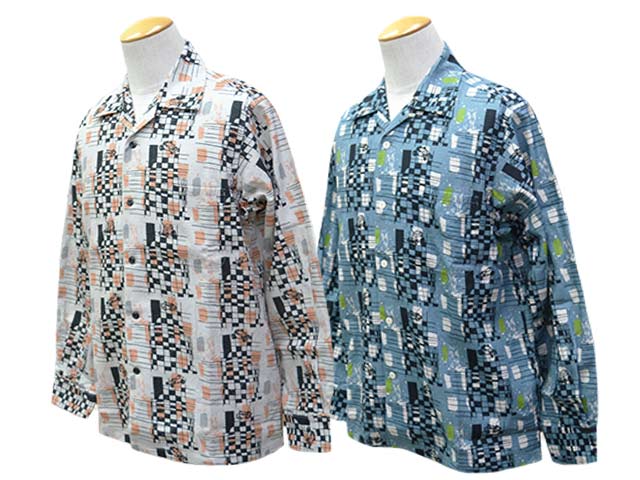 樂天商城 - 全2色【POP EYES/ポップアイズ】2026SS「Checkerd Hell Drive L/S Shirt/チェッカードヘルドライブロングスリーブシャツ」(26SS-PPE-004)(UNCHANGING LOVE/アンチェンジングラブ/MISTER X/ミスターエックス/アメカジ/ハーレー/ホットロッド/WOLF PACK/ウルフパック)
