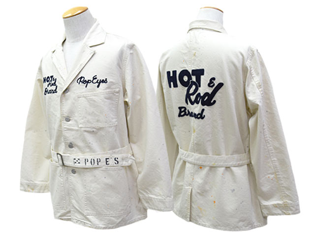 Rakuten - 【POP EYES/ポップアイズ】2026SS「HOT&ROD Coat”PAINT”/ホット&ロッドコート”ペイント”」(26SS-PPE-001P)(UNCHANGING LOVE/アンチェンジングラブ/MISTER X/ミスターエックス/アメカジ/ハーレー/ホットロッド/WOLF PACK/ウルフパック)