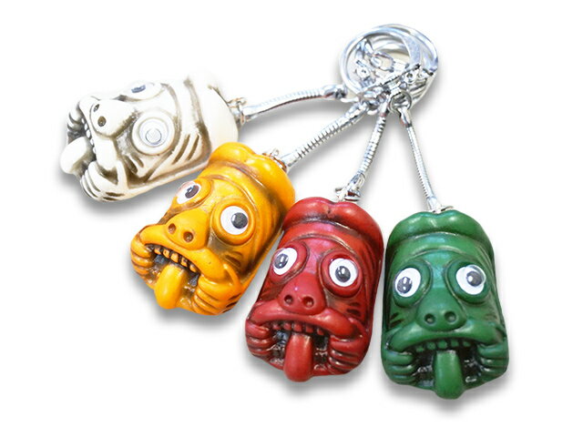 全4色2023SS「Monster Key Holder/モンスターキーホルダー」(PPE-23SS-009)(UNCHANGING LOVE/アンチェンジングラブ/MISTER X/ミスターエックス/アメカジ/ハーレー/ホットロッド/WOLF PACK/ウルフパック)