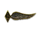 【SKULL FLIGHT/スカルフライト】「1 Wing Pins/1 ウイングピンズ」(Brass)(CALIFORNIA LINE/カリフォルニアライン/ハーレー/バイカー/ホットロッド/アメカジ/ホイールズアパレル/WOLF PACK/ウルフパック)