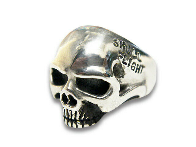 「Skull Ring/スカルリング」(CALIFORNIA LINE/カリフォルニアライン/ハーレー/バイカー/ホットロッド/アメカジ/ホイールズアパレル/WOLF PACK/ウルフパック)