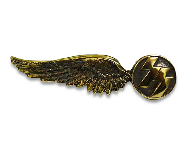 【SKULL FLIGHT/スカルフライト】「SS Wing Pins/SSウイングピンズ」(Brass)(CALIFORNIA LINE/カリフォルニアライン/ハーレー/バイカー..