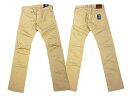 【SKULL FLIGHT/スカルフライト】「SS Pants Type6 Straight Cut”Stretch Beige Denim”/SSパンツタイプ6ストレートカット”ストレッチベージュデニム”」【あす楽対応】(CALIFORNIA LINE/カリフォルニアライン/ハーレー/WOLF PACK/ウルフパック) 1