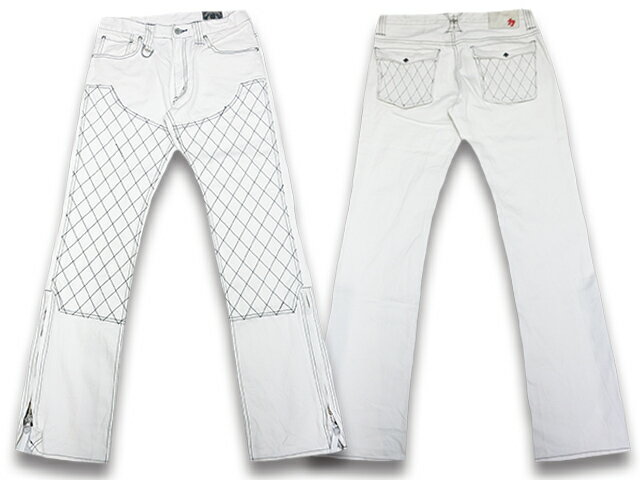 【SKULL FLIGHT/スカルフライト】「SS Pants Type3 Boots Cut”Hard Pique Quilting Double Knee”/SSパンツタイプ3ブーツカット”ハードピケキルティングダブルニー”」【送料・代引き手数料無料】【あす楽対応】(CALIFORNIA LINE/カリフォルニアライン/ハーレー)