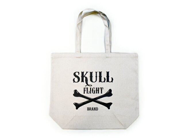 全7色【SKULL FLIGHT/スカルフライト】2023SS「Canvas Tote Bag”Cross Bone”/キャ...