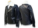 【SKULL FLIGHT/スカルフライト】2023SS Fur Collar Horse Hide Double Riders Jacket/ファーカラーダブルライダースジャケット 【あす楽対応】 CALIFORNIA LINE/カリフォルニアライン/ハーレ…