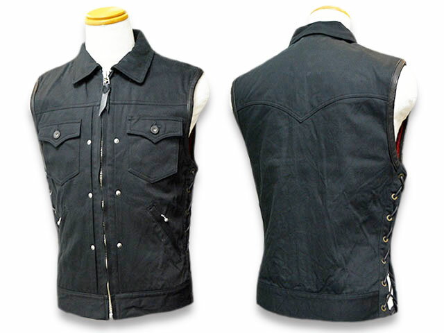 「Hard Pique Riders Club Zip Vest”Full Collar”/ハードピケライダースクラブジップベスト”フルカラー”」(CALIFORNIA LINE/カリフォルニアライン/ハーレー/バイク/バイカー/アメカジ/WOLF PACK/ウルフパック)