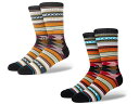 全2色【STANCE SOX/スタンスソックス】「Crew Socks”BARON”/クルーソックス”バロン”」【あす楽対応】(NBA/バスケ/MLB/公式/野...