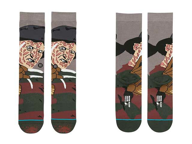【STANCE SOX/スタンスソックス】「Crew Socks”FREDDY”/クルーソックス”フレディ”」(NBA/MLB/野球/アメカジ/アウトドア/ホイールズアパレル/ハーレー/ホットロッド/バイカー/プレゼント/ブーツ/スニーカー/ソックス/靴下/WOLF PACK/ウルフパック)