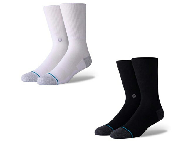 全2色【STANCE SOX/スタンスソックス】「Crew Socks”ICON ST 200”/クルーソックス”アイコン ST 200”」【あす楽対応】(NBA/バスケ/MLB/公式/野球/ソックス/アメカジ/ハーレー/ホットロッド/バイカー/プレゼント/靴下/WOLF PACK/ウルフパック)