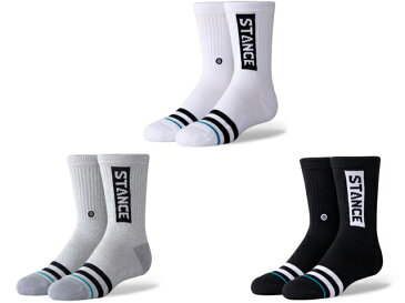 3足セット【STANCE SOX/スタンスソックス】「Crew Socks”OG ST Kids 3 Pack”/クルーソックス”OG STキッズ3パック”」【あす楽対応】(NBA/バスケ/MLB/公式/野球/ソックス/アメカジ/ハーレー/ホットロッド/バイカー/プレゼント/靴下/WOLF PACK/ウルフパック)