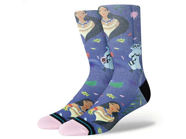 【STANCE SOX/スタンスソックス】「Crew Socks”POCAHONTAS BY ESTEE”/クルーソックス”ポカホンタス バイ エスティ”」【あす楽対応】(Di..