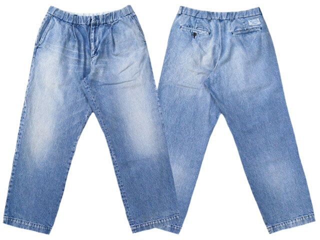 楽天WOLF PACK楽天市場店【Sugar＆Co./シュガーアンドコー】2024SS「Daddy's Pants 80s Wash”Regular Fit”/ダディーズパンツ80sウォッシュ”レギュラーフィット”」（SGR-PT01U）（デニム/ジーンズ/インディゴ/アメカジ/ハーレー/ホットロッド/ミリタリー/アウトドア/WOLF PACK/ウルフパック）