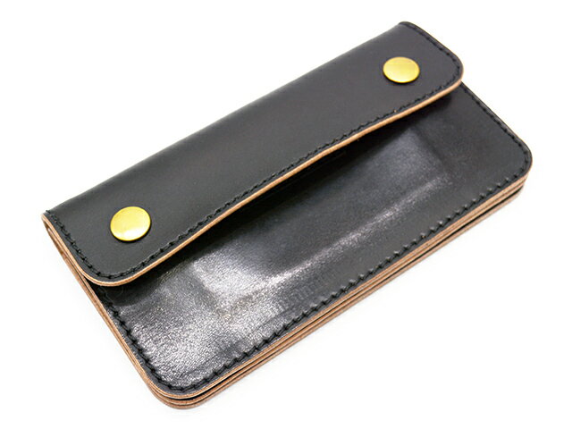 【TISS CUSTOM LEATHERS/ティスカスタムレザーズ】「Teacore Trucker Wallet/茶芯トラッカーウォレット」(A-1/Wide Stitch)(ハーレー/バイカー/アメカジ/レザークラフト/ホットロッド/プレゼント/財布/WOLF PACK/ウルフパック)