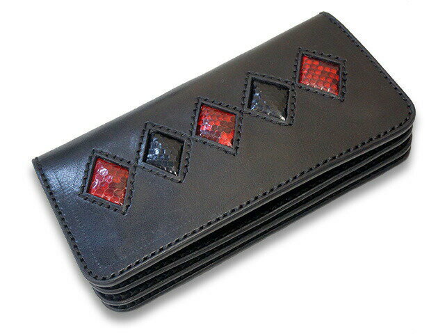 WOLF PACK��ŷ�Ծ�Ź���㤨��֡�TISS CUSTOM LEATHERS/�ƥ�����������쥶�����ۡ�Diamond 5 Python Wallet/����������5�ѥ����󥦥���åȡ�(BK��RD��BK/A-3(�ϡ��졼/�Х�����/���ᥫ��/�쥶������ե�/�ۥåȥ��å�/�ץ쥼���/����/WOLF PACK/����եѥå��פβ����Ǥ������ʤ�38,280�ߤˤʤ�ޤ���