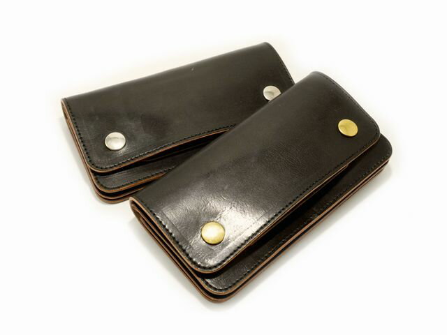 【TISS CUSTOM LEATHERS/ティスカスタム】「Teacore Old School Trucker Wallet Pocket Custom/茶芯オールドスクールトラッカーウォレットポケットカスタム」(Narrow Stitch)(ハーレー/バイカー/ホットロッド/プレゼント/財布/WOLF PACK/ウルフパック)