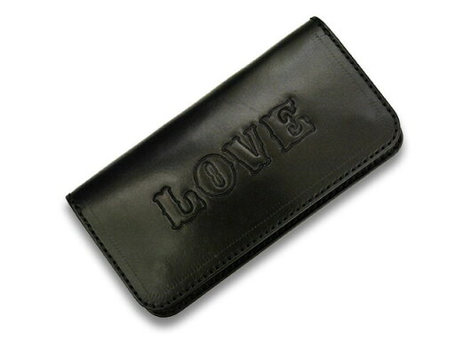 【TISS CUSTOM LEATHERS/ティスカスタムレザーズ】「Plain Wallet”LOVE FTW”/プレーンウォレット”ラブエフティーダブリュー”」(BK/A-3)(ハーレー/バイカー/アメカジ/レザークラフト/ホットロッド/プレゼント/財布/WOLF PACK/ウルフパック) 【TISS CUSTOM LEATHERS/ティスカスタムレザーズ】「Plain Wallet”LOVE FTW”/プレーンウォレット”ラブエフティーダブリュー”」(BK/A-3)(ハーレー/バイカー/アメカジ/レザークラフト/ホットロッド/プレゼント/財布/WOLF PACK/ウルフパック)
