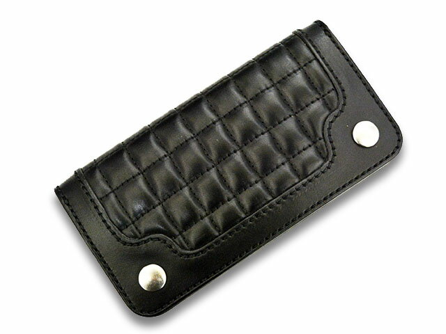 【TISS CUSTOM LEATHERS/ティスカスタムレザーズ】「Square Wallet”Regular Thread Stitch”/スクエアウォレット”レギュラー糸ステッチ”」(A-3 Type)(ハーレー/バイカー/アメカジ/ホットロッド/プレゼント/財布/WOLF PACK/ウルフパック)