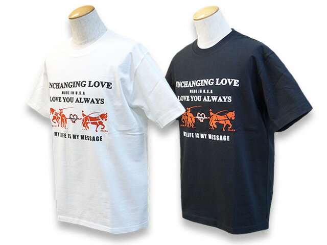 全2色2023SS「Crew Neck S/S Tee”STRONG LOVE”/クルーネックショートスリーブTee”ストロングラブ”」(23SS-UCL-008)(MISTER X/ミスターエックス/POP EYES/ポップアイズ/アメカジ/ホットロッド)