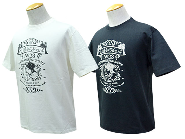 Rakuten - 全2色【WILD AT HEART/ワイルドアットハート】2026SS「6.2oz Crew Neck S/S Tee”PIN UP”/6.2オンスクルーネックショートスリーブTee”ピンナップ”」(8261013)(アンチェンジングラブ/ポップアイズ/MONSTOR TIMES/モンストアタイムズ/アメカジ/ウルフパック)