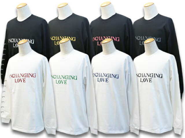 全8色【UNCHANGING LOVE/アンチェンジングラブ】2022SS「Crew Neck L/S Tee”UNCHANGING LOVE”/クルーネックロングスリーブTee”アンチェンジングラブ”」(UCL-002)【あす楽対応】(MISTER X/ミスターエックス/POP EYES/ポップアイズ/アメカジ/ホットロッド)